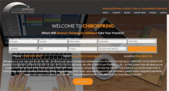 Desktop Screenshot of chirospring.com